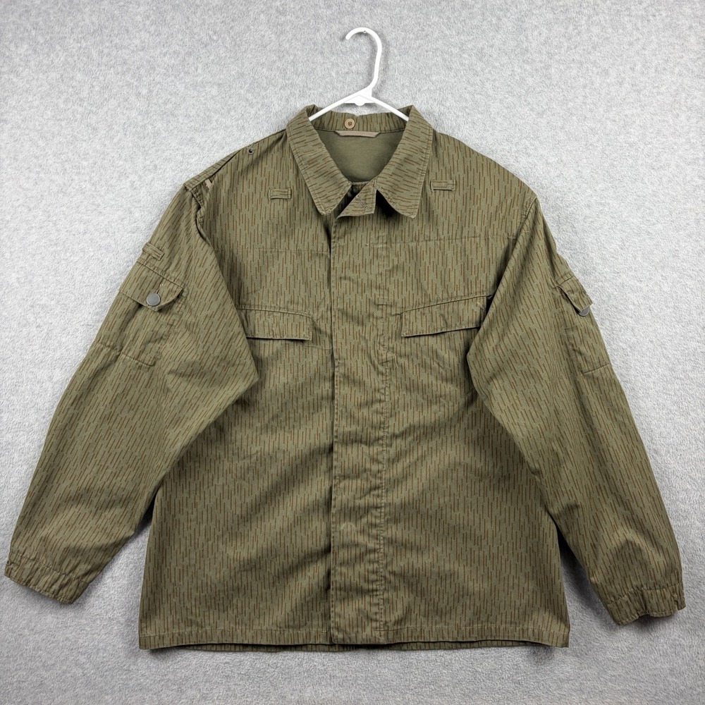 East German NVA Strichtarn Raindrop Camo Field Jacket Cold War Vintage Military